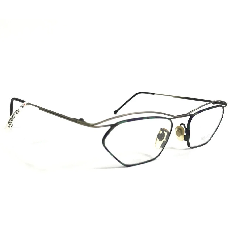 Select Eyeglasses Frame MOD.5021 COL.1126 Matte Blue Green Stripe MCM 52-19-125